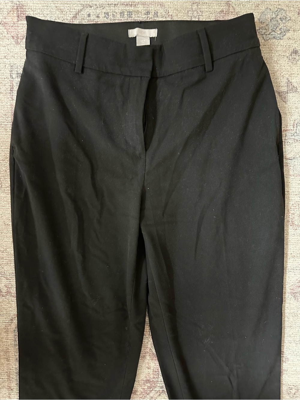 H&M Black High-Waist Slacks